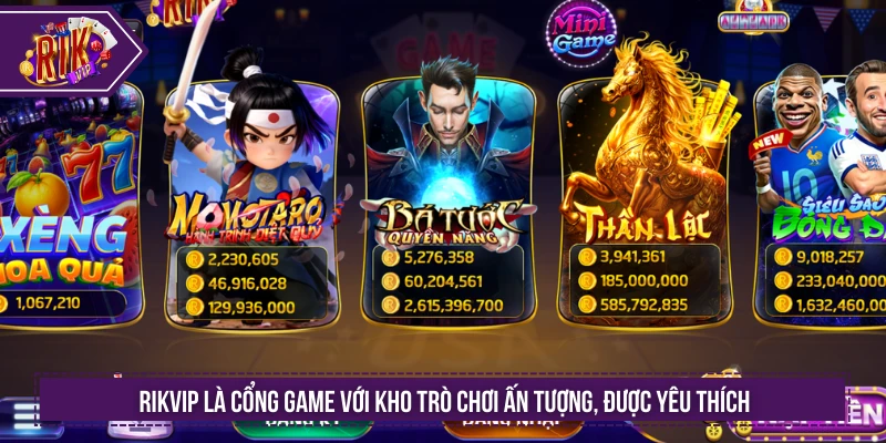 Rikvip 🎖️ Cổng Game Đổi Thưởng Rik Vip Đã Trở Lại 2026 RIKVIP là cổng game với kho trò chơi ấn tượng, được yêu thích